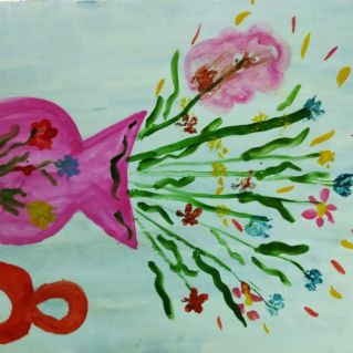 Букет для мамы