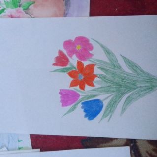 Цветы мамочке