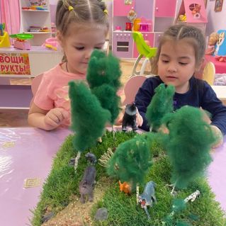 Лес диких животных