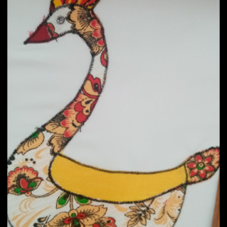 гжель "Гусь"