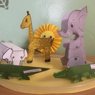 Животные жарких стран (конструирование)