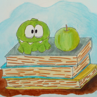 Зеленое яблоко