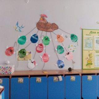 "Курица с пасхальными яйцами"