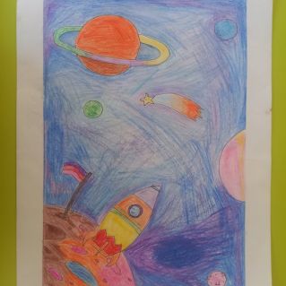 Ракета в Космосе