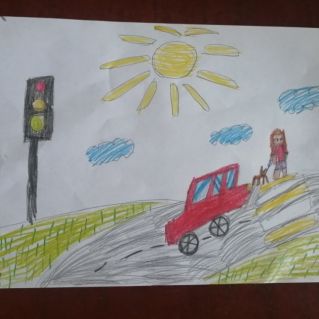 Мой  друг светофор