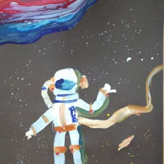 В открытом космосе