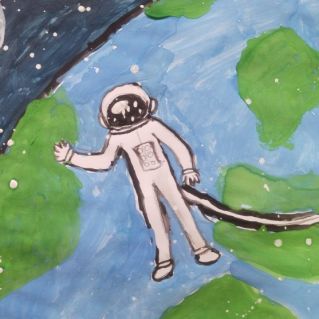 В открытом космосе