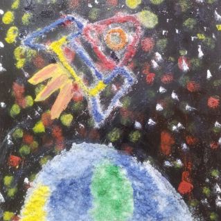 Полет ракеты вокруг Земли