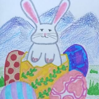 Пасхальная открытка