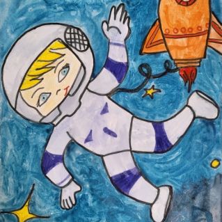 А я иду, шагаю по космосу!