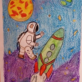 ""В открытом космосе"