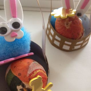 "Пасхальная корзинка с элементами техники Декупаж"