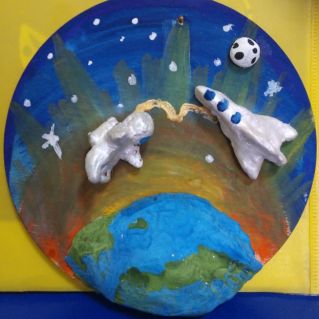 В открытом космосе