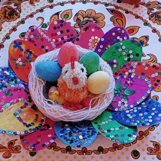 "Украсим пасхальное яичко"