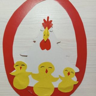 Пасхальная открытка