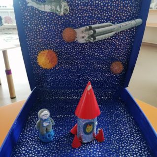 Космонавт на орбите