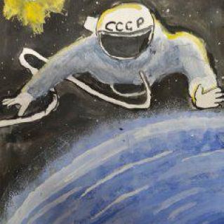 В открытом космосе