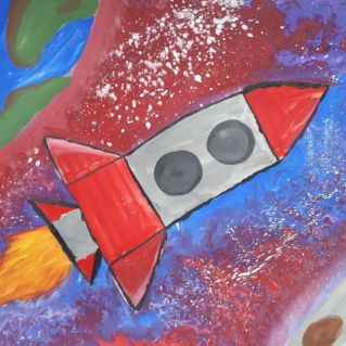 Рисунок "В космосе"