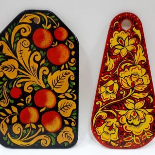 Роспись по дереву "Золотая хохлома"