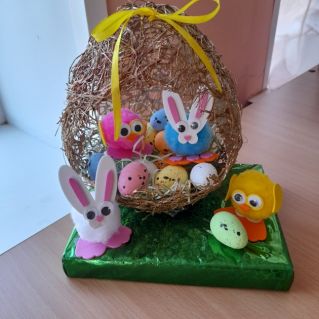 Корзинка к пасхе