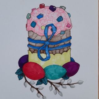 Праздничный кулич