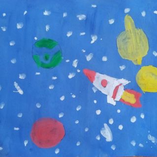 "Полёт в космос"