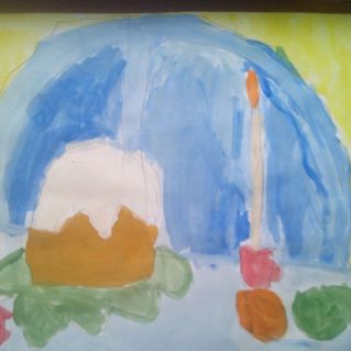 Пасхальный рисунок