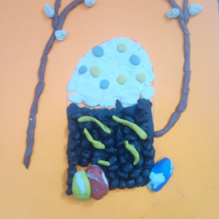 Пасхальная поделка "Пасхальный кулич"