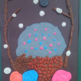 Пасхальная поделка "Пасхальный кулич"