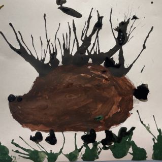 Веселый ежик