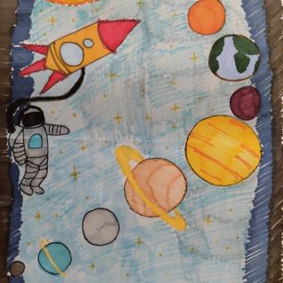 В открытом космосе