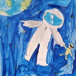 Рисунок "Открытый космос"