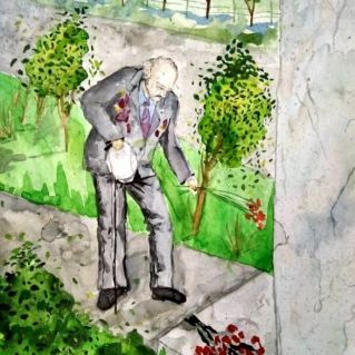 Цветы однополчанам