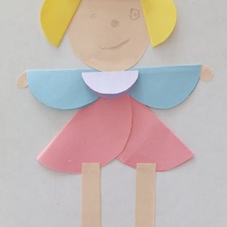 Аппликация "Красная Шапочка"