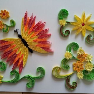 Мои фантазии (техника квиллинг)