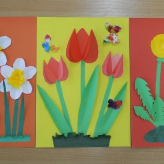 Пёстрый хоровод цветов и бабочек