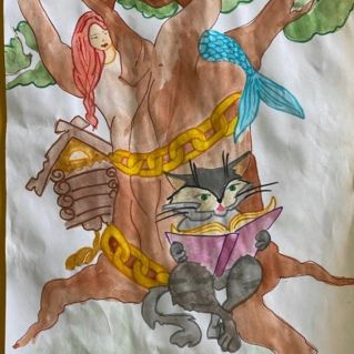 У Лукоморья дуб зеленый