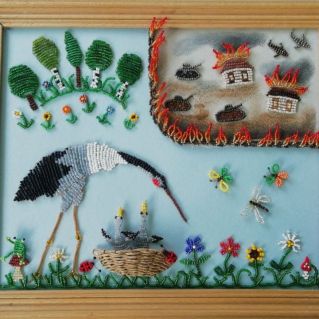 Мир и любовь побеждает войну