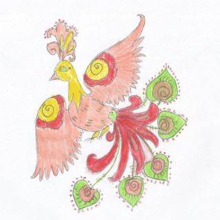 Сказочная птица