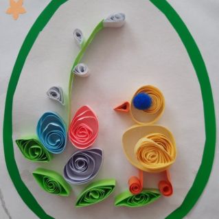 Квиллинг "Пасхальное яйцо"