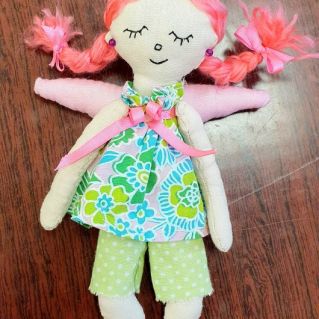 Розовый ангел