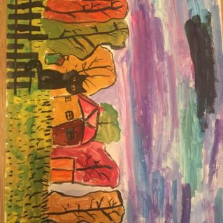 Уж небо осенью дышало....