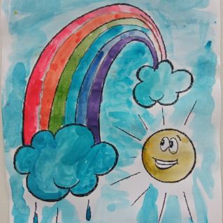 Разноцветная радуга