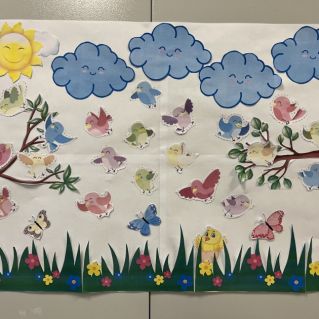 Разноцветные птички