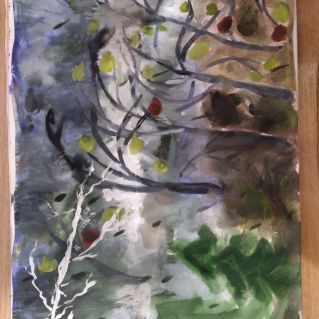 Буря в лесу