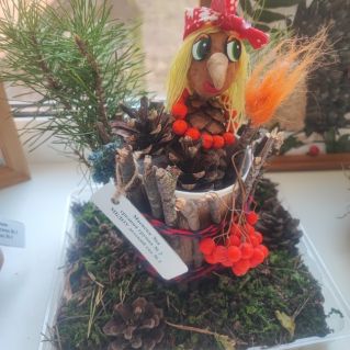 Баба Яга в ступе