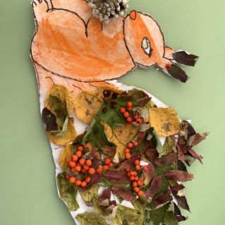 Чудесная белочка