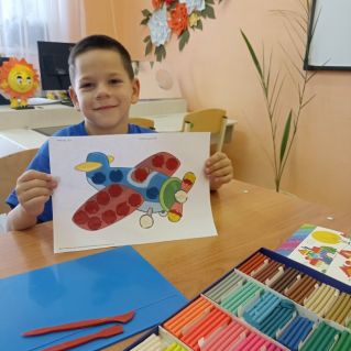 пластилинография "Буду летчиком!"