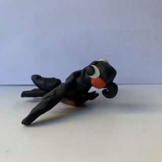 Маврикийский чубатый попугай