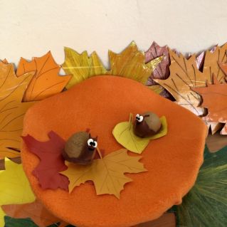 Шляпка с улитками